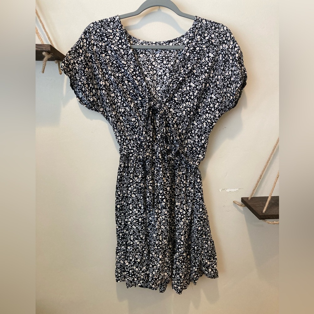 Front tie dress